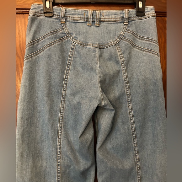 Free People Low Rise Flare Denim Blue Jeans Size 29 Sun Bum - Picture 5 of 13